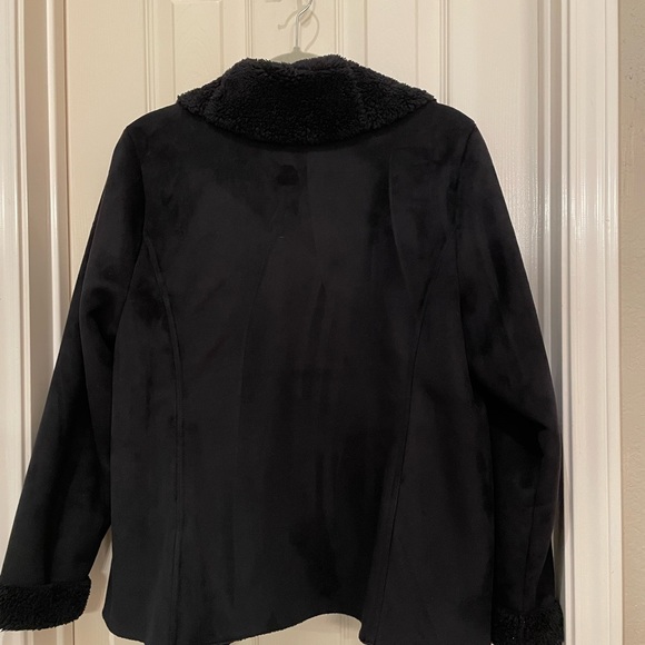 Ralph Lauren faux suede and Sherpa jacket L - Picture 2 of 4